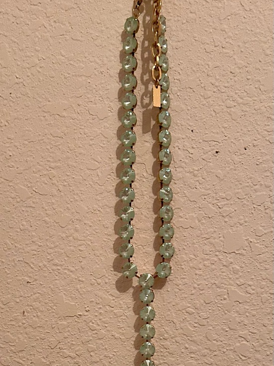 TOVA Jewelry - TOA LA Lariat necklace Mint Green necklace